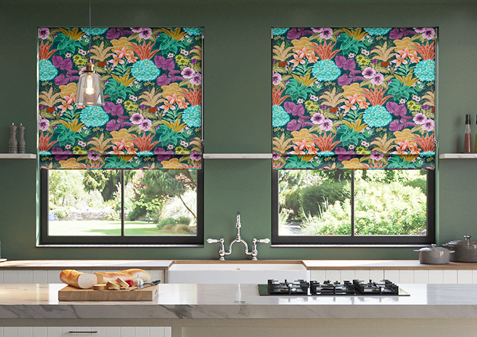 Kerala, Luau - Motorised Roman Blind - Image 3